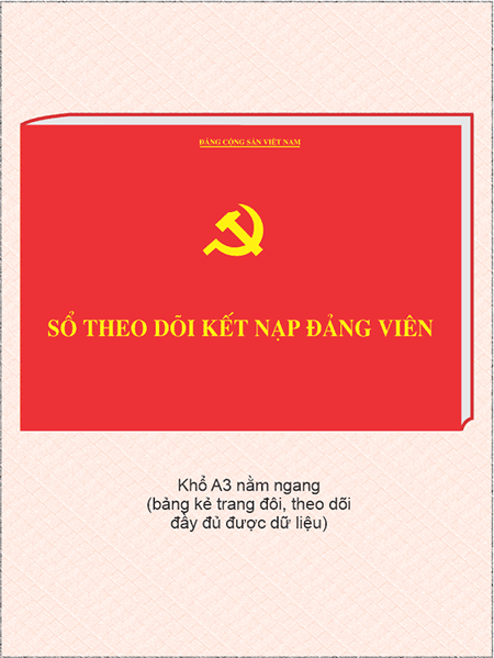 Sổ theo dõi kết nạp đảng viên