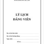 Ly lich dang vien