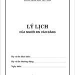 Ly lich nguoi xin vao dang