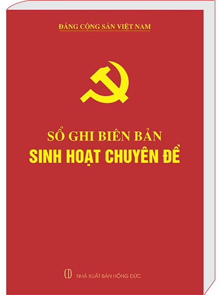 Sổ ghi biên bản sinh hoạt chuyên đề